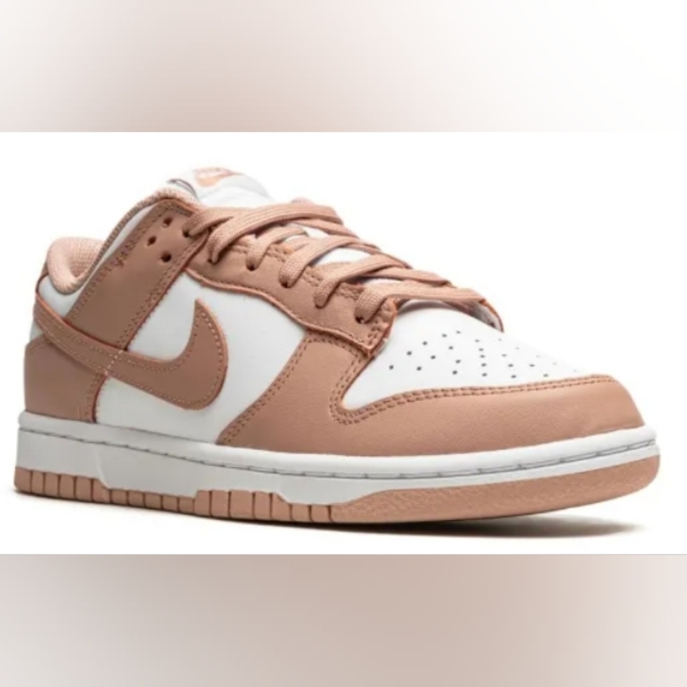 Nike Dunk Low "Rose Whisper" Sneakers Size 10 Used Exc MSRP $120